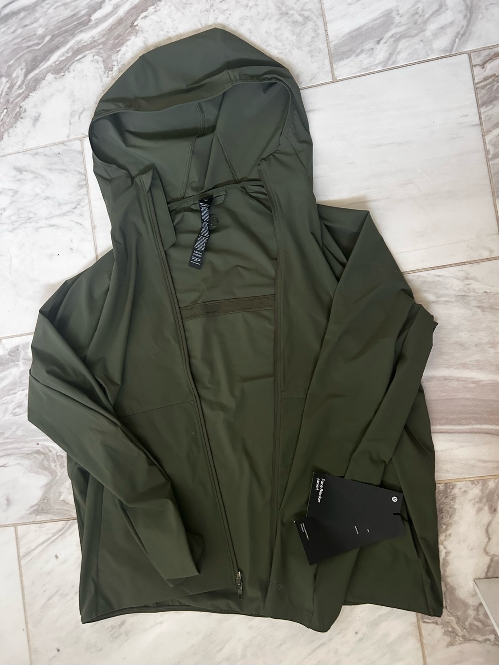 lululemon athletica Olive Green Hooded Utility Jacket - Picture 1 of 10